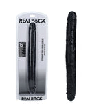 REALROCK 16inch Thick Double Dildo - Black