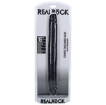REALROCK 16inch Thick Double Dildo - Black