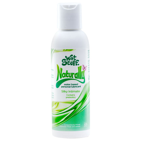 Wet Stuff Naturally -Water Based Lubricant with Prebiotics - 125 gram Bottle