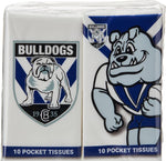 CANTERBURY-BANKSTOWN BULLDOGS POCKET TISSUES