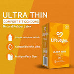 Lifestyles Ultra Thin Condoms 2pack