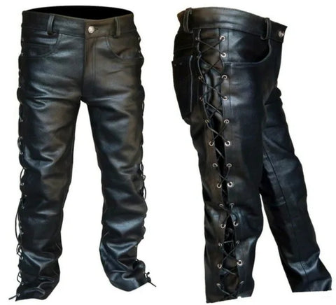 Black Leather Pants