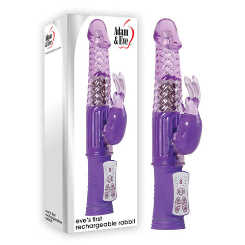 First Rechargeable Rabbit - Purple  (9'')