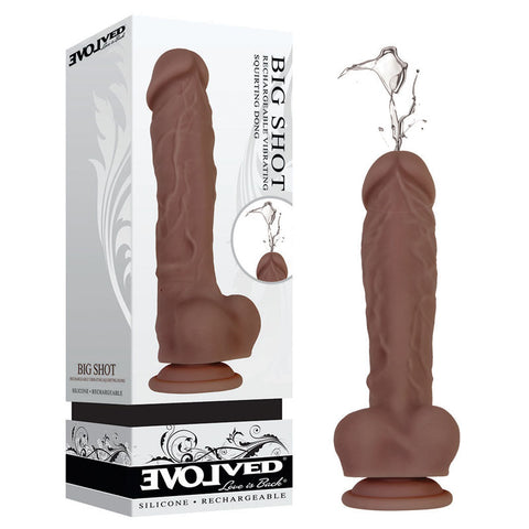 Big Shot Squirting Dong  - 8inch USB Rechargeable Squirting Dong