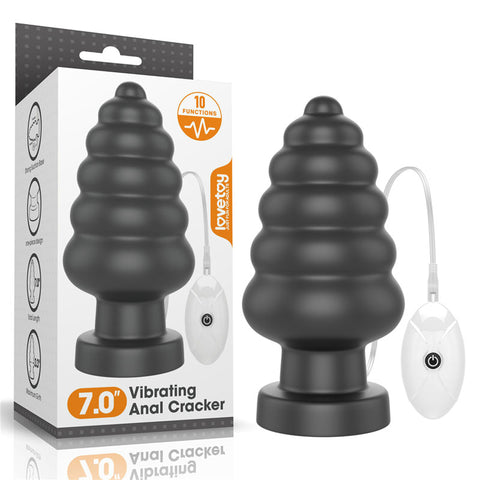 King Sized 7'' Vibrating Anal Cracker - Vibrating Butt Plug