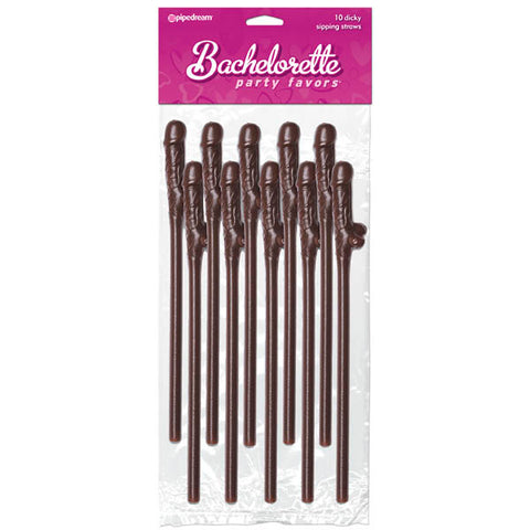 Dick Sipping Straws-Set of 10