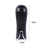 Masturbation Cup Vibrating  Masturbator-Black