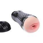 Masturbation Cup Vibrating  Masturbator-Black