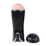 Masturbation Cup Vibrating  Masturbator-Black