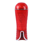 Masturbation Cup Vibrating  Masturbator-Red