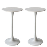 Pub Tables- 2 Set-White